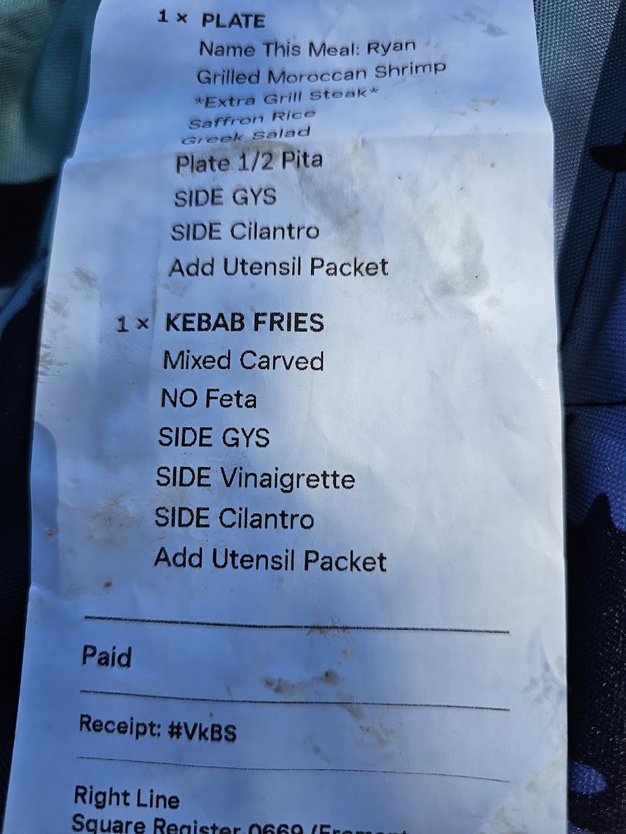 The Kebab Shop Photo Menu 10