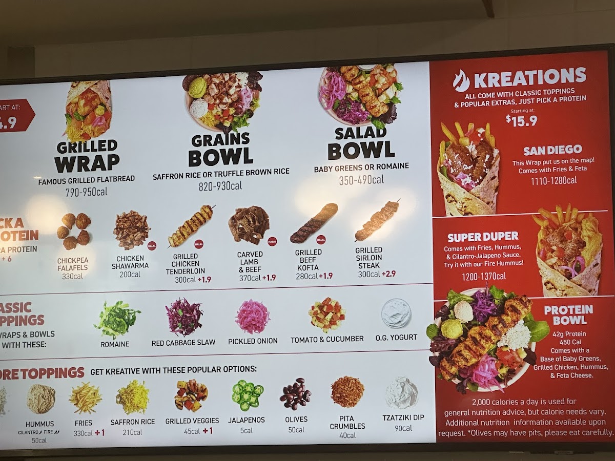 The Kebab Shop Photo Menu 2