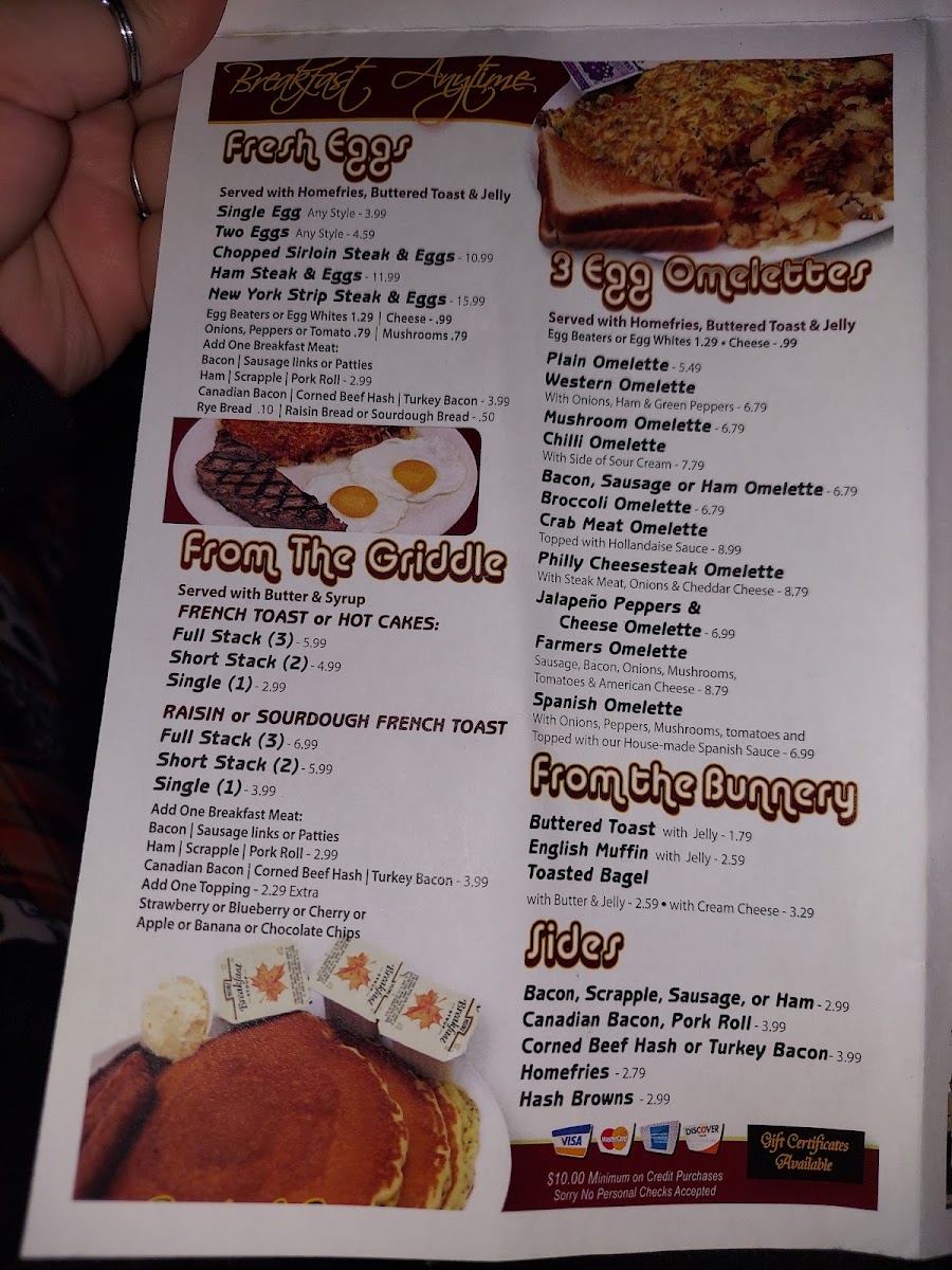 Michael's Restaurant Photo Menu 3