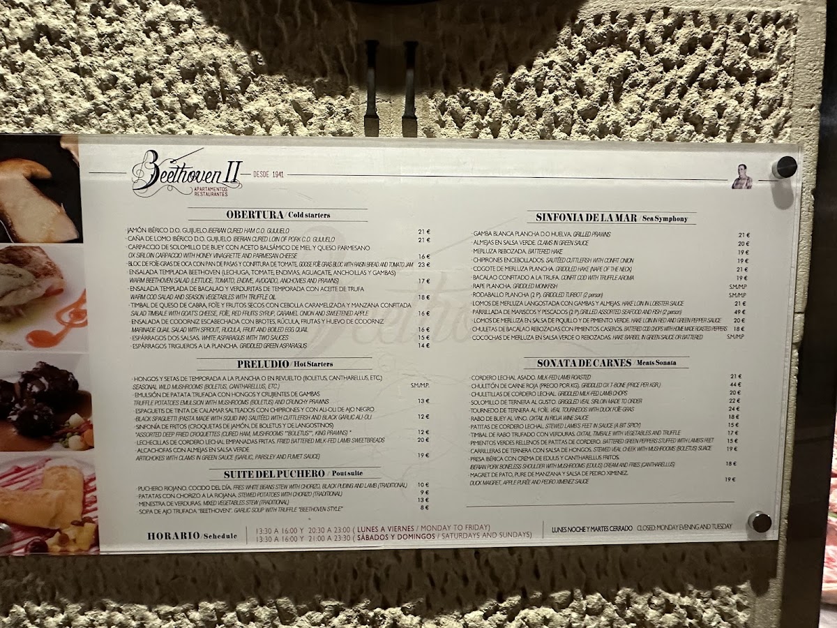 Restaurante Beethoven Photo Menu 2