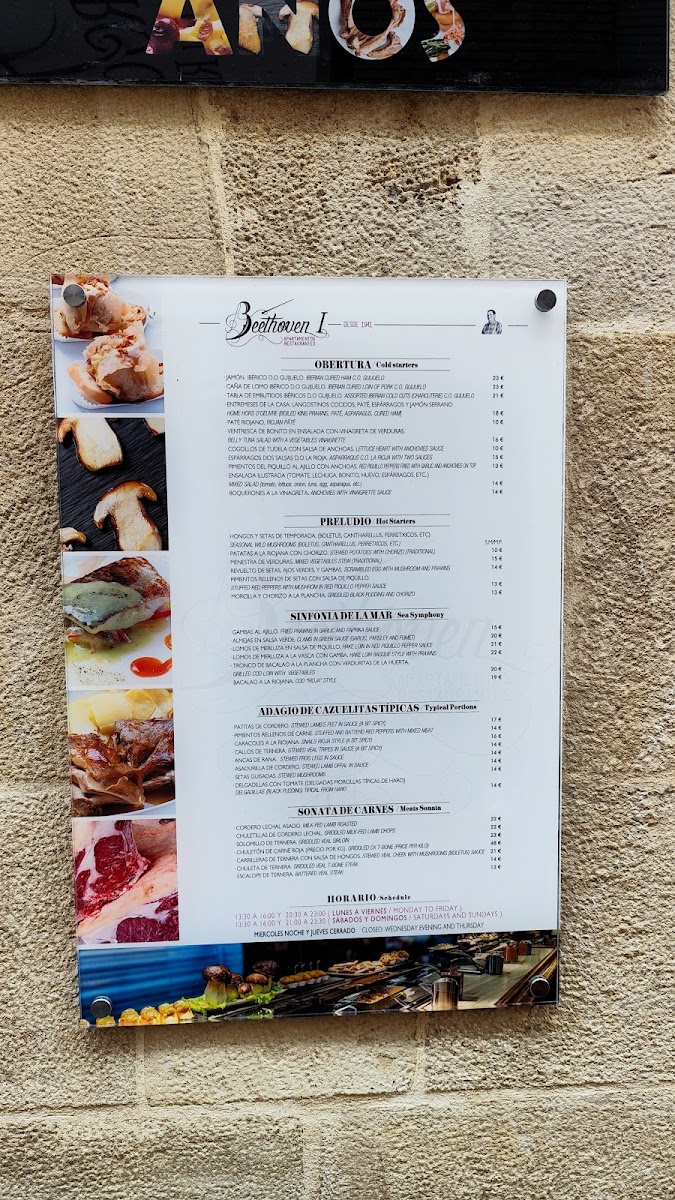Restaurante Beethoven Photo Menu 3