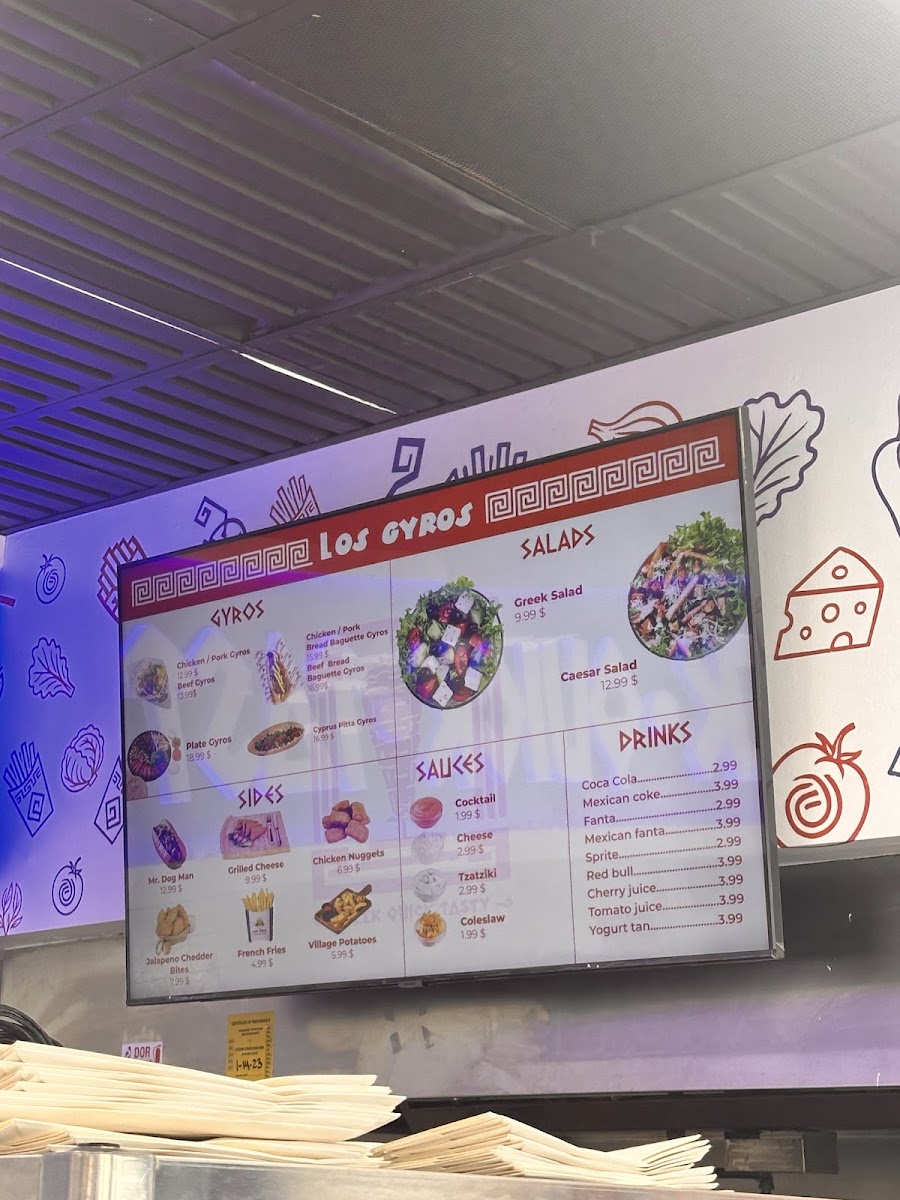 Los Gyros Photo Menu 5