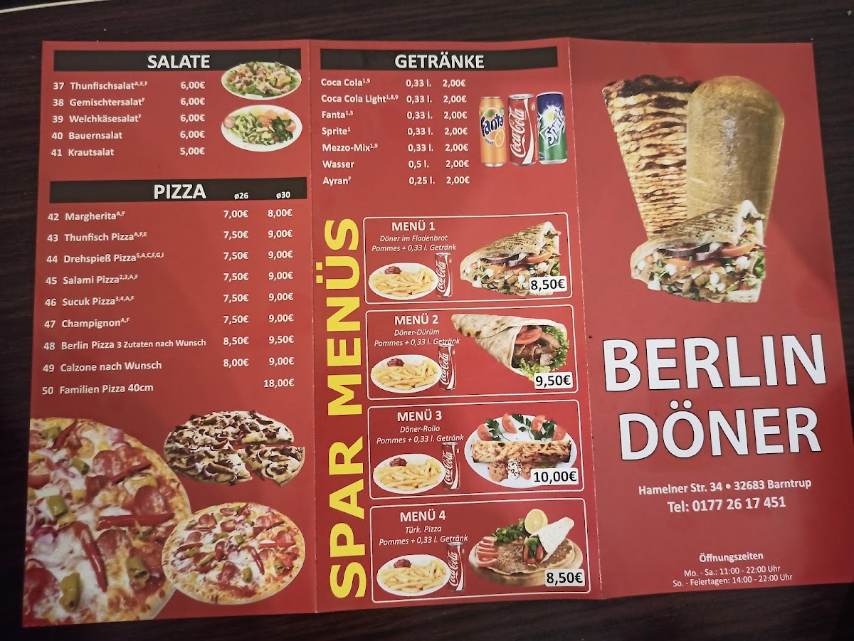 Berlin Döner Photo Menu 4