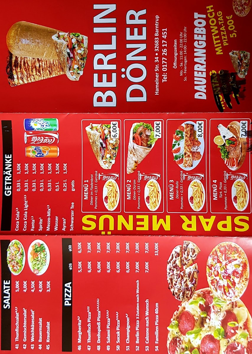 Berlin Döner Photo Menu 8