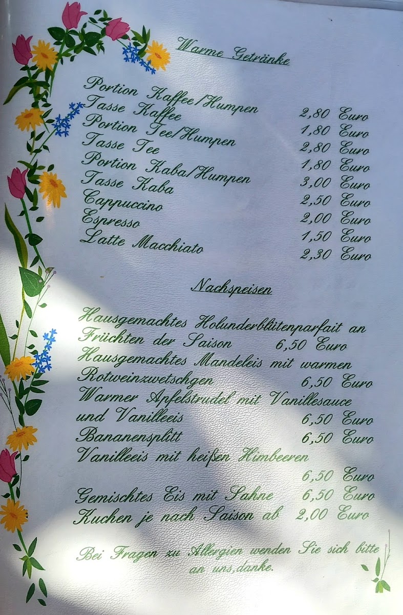 Gasthof 'Grüner Baum' Photo Menu 1