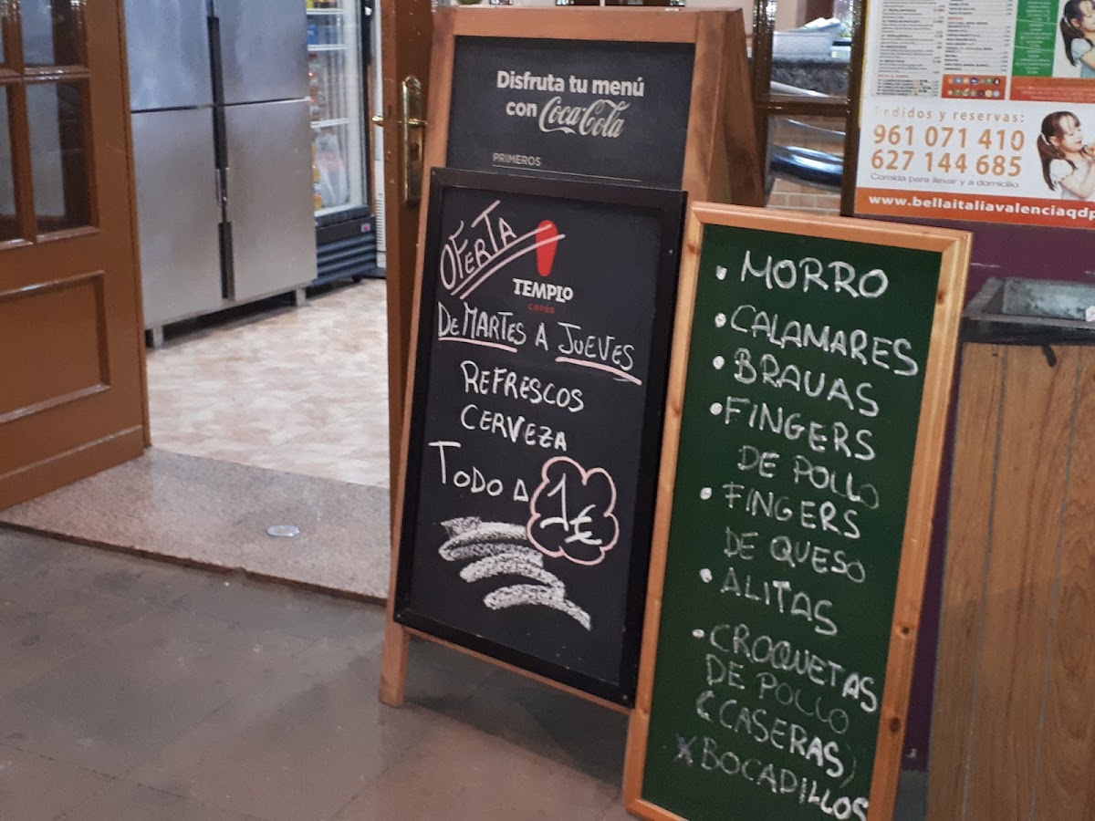 Bella Italia Photo Menu 6
