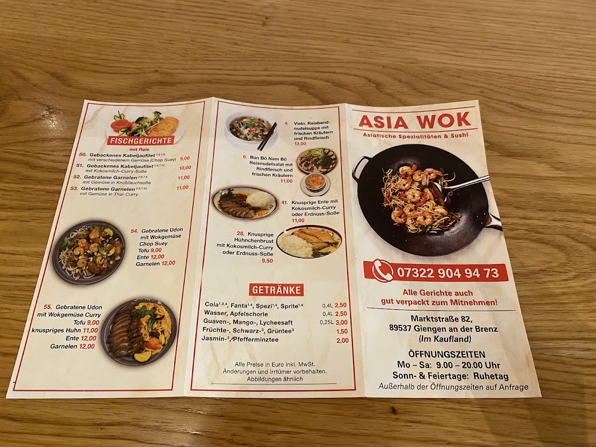 Asia Wok (im Kaufland) Photo Menu 2