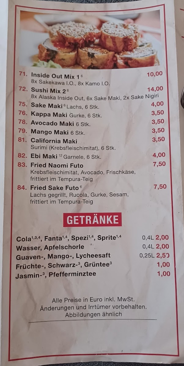 Asia Wok (im Kaufland) Photo Menu 6