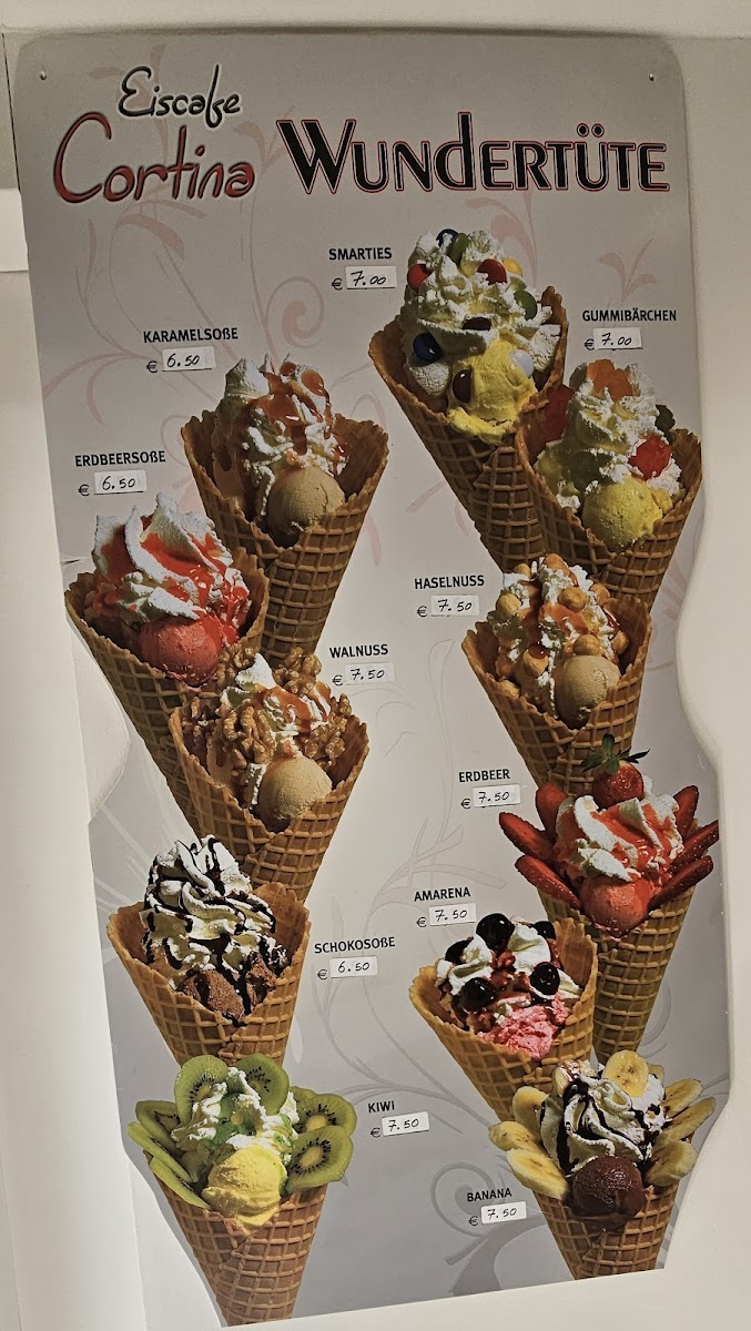 Eiscafé Cortina Photo Menu 1