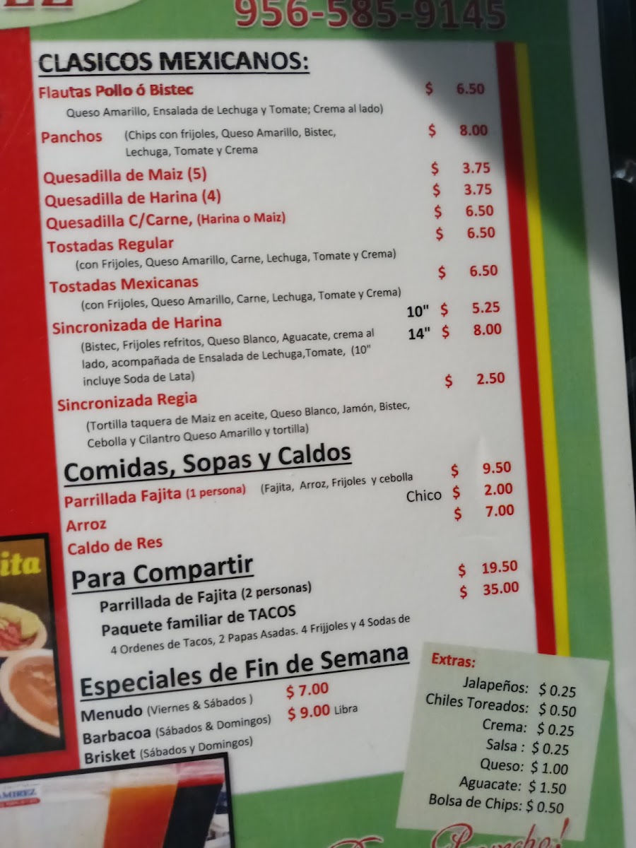 Taqueria Ramirez Photo Menu 7