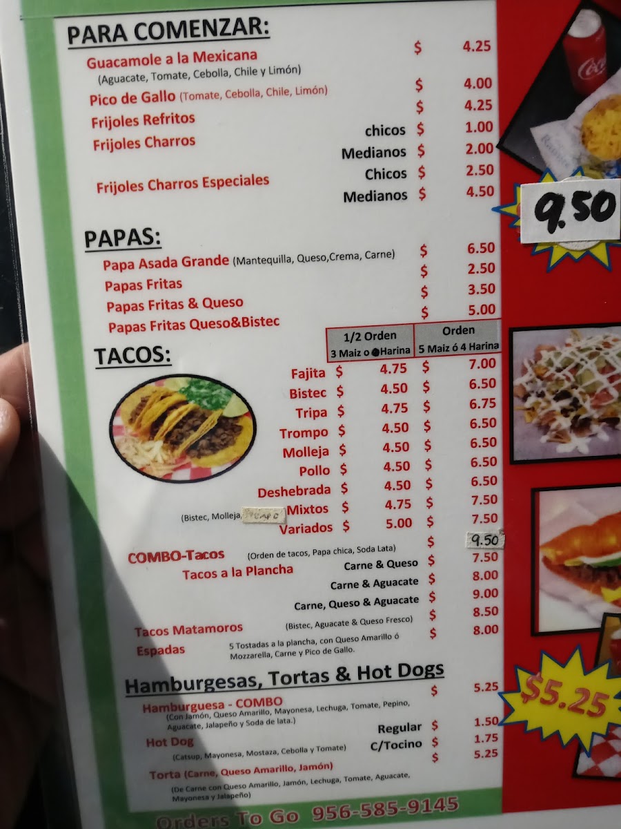 Taqueria Ramirez Photo Menu 9
