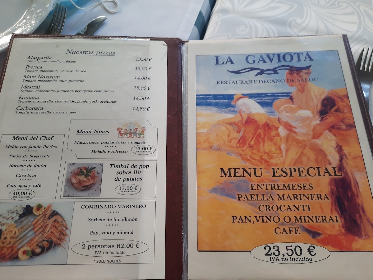 La Gaviota Photo Menu 8