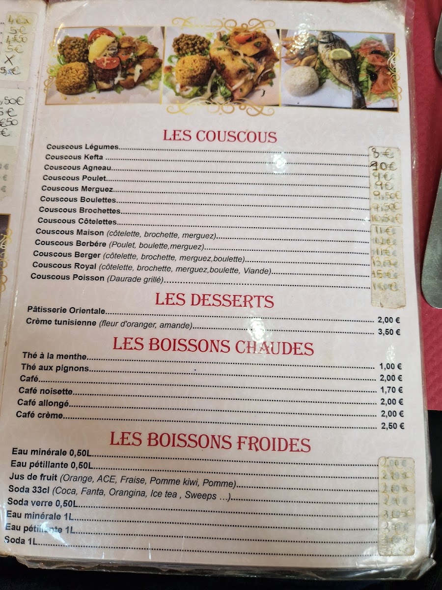 Sur le Pouce Photo Menu 7