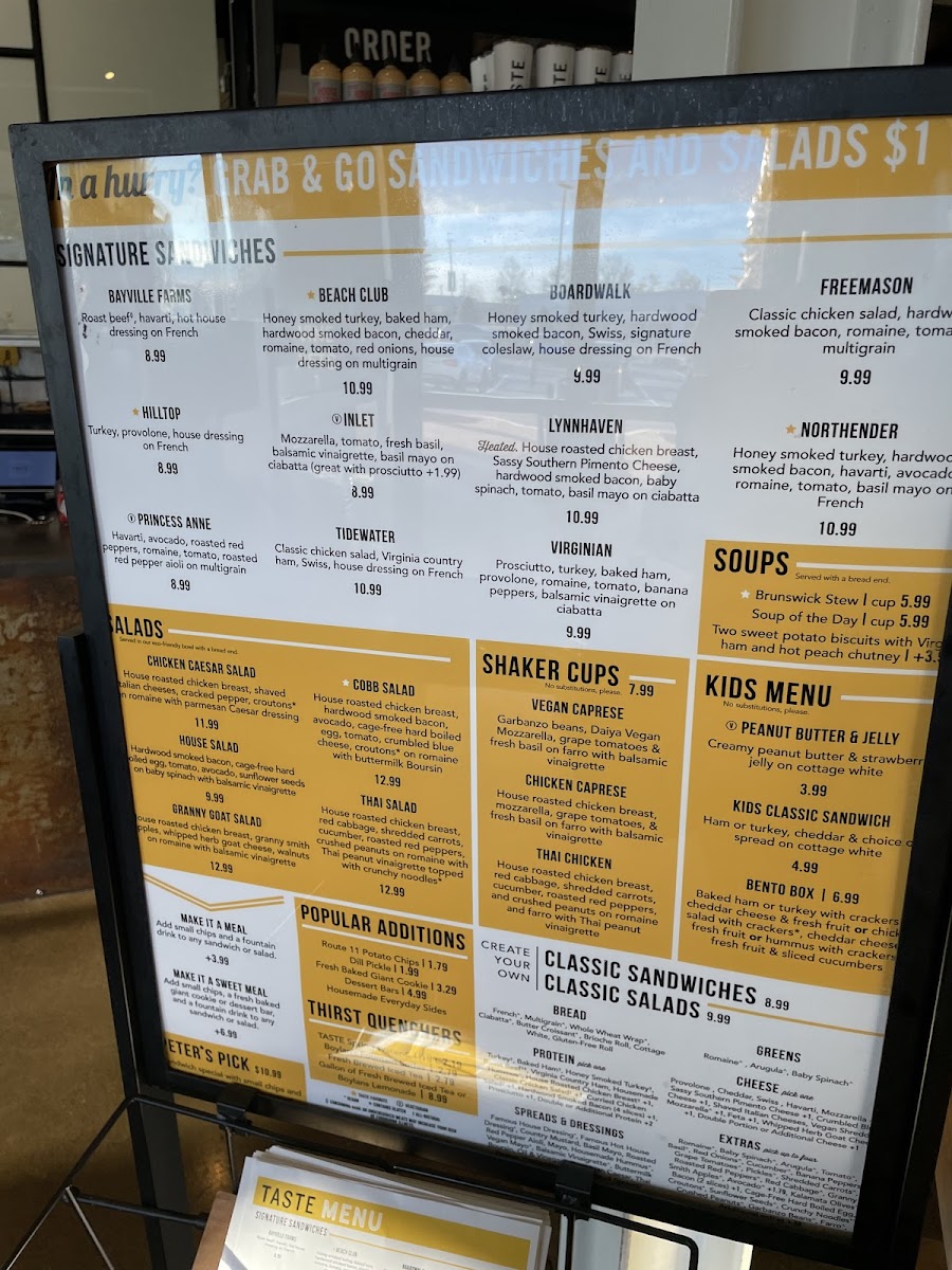 TASTE Photo Menu 1