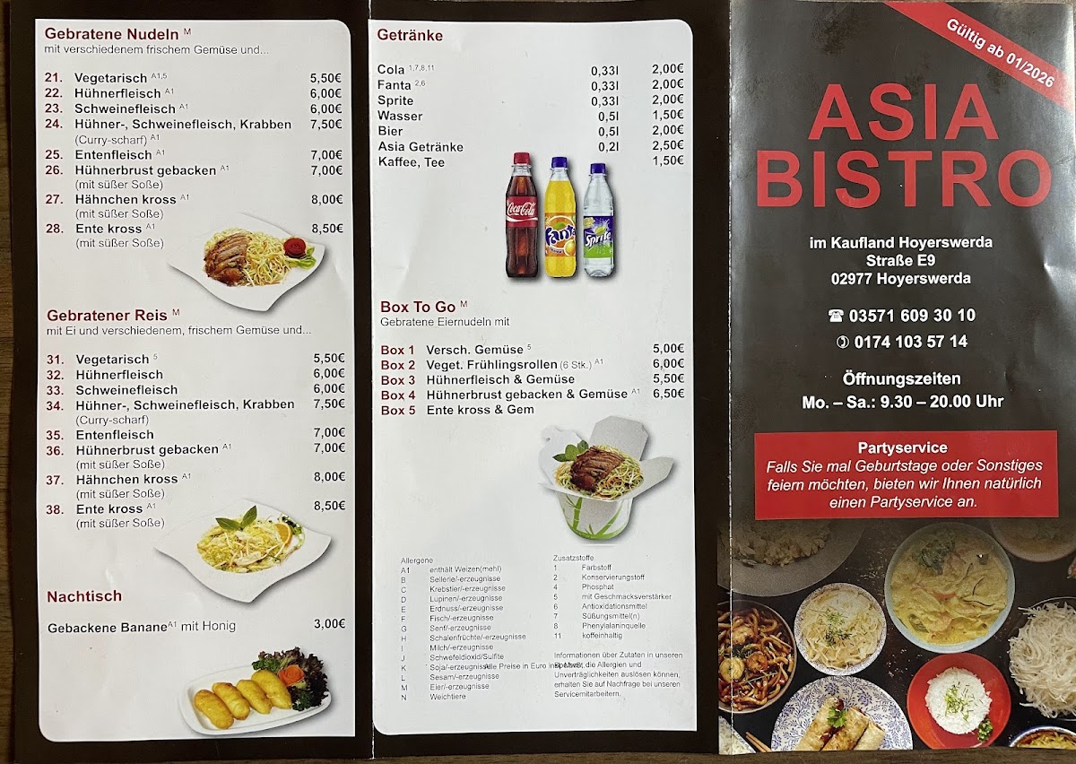 ASIA BISTRO Photo Menu 1