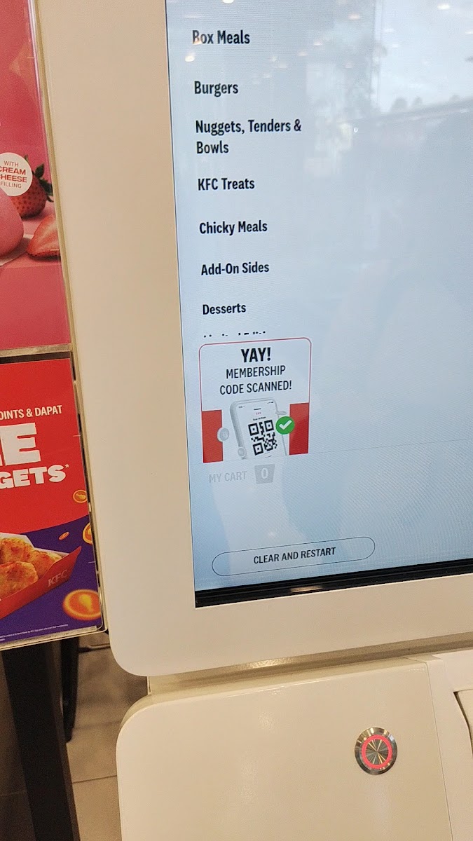 KFC Photo Menu 1