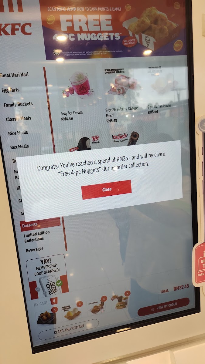 KFC Photo Menu 3