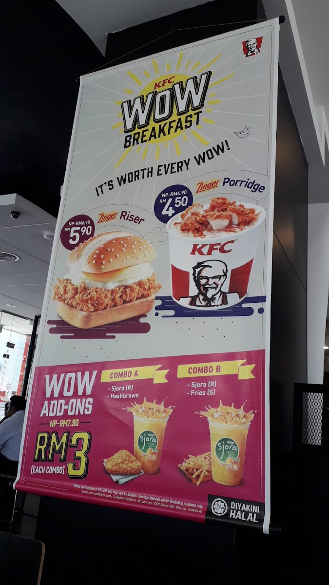 KFC Photo Menu 5