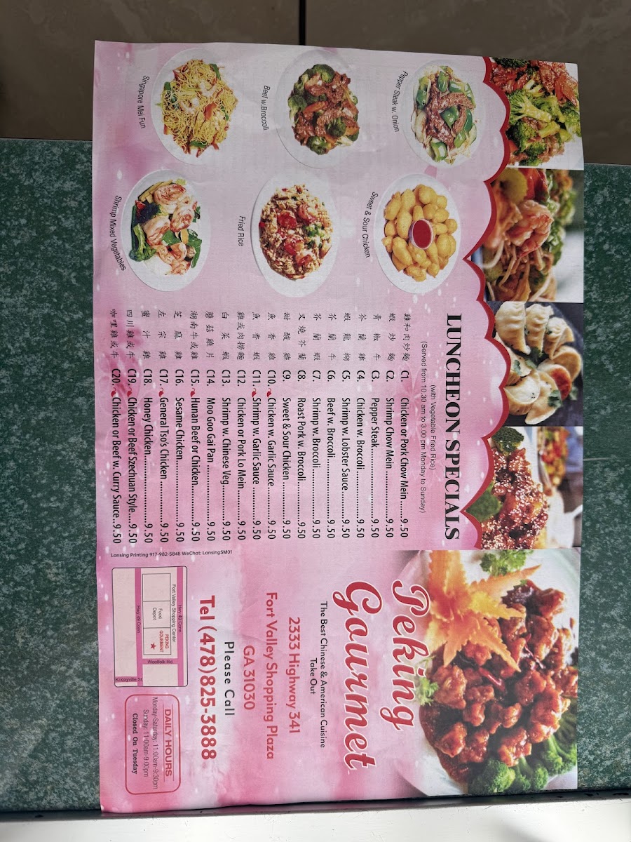 Peking Gourmet Photo Menu 3