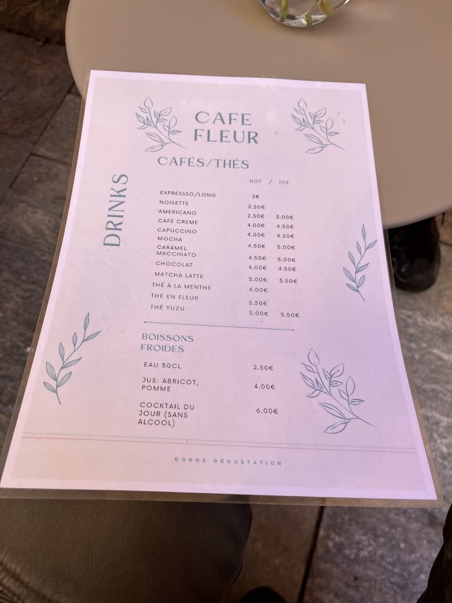 Café Fleur Photo Menu 5