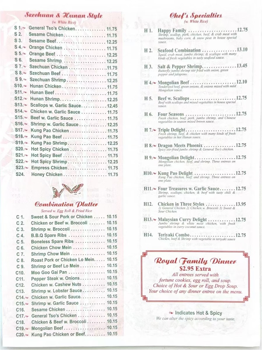 China House Photo Menu 4