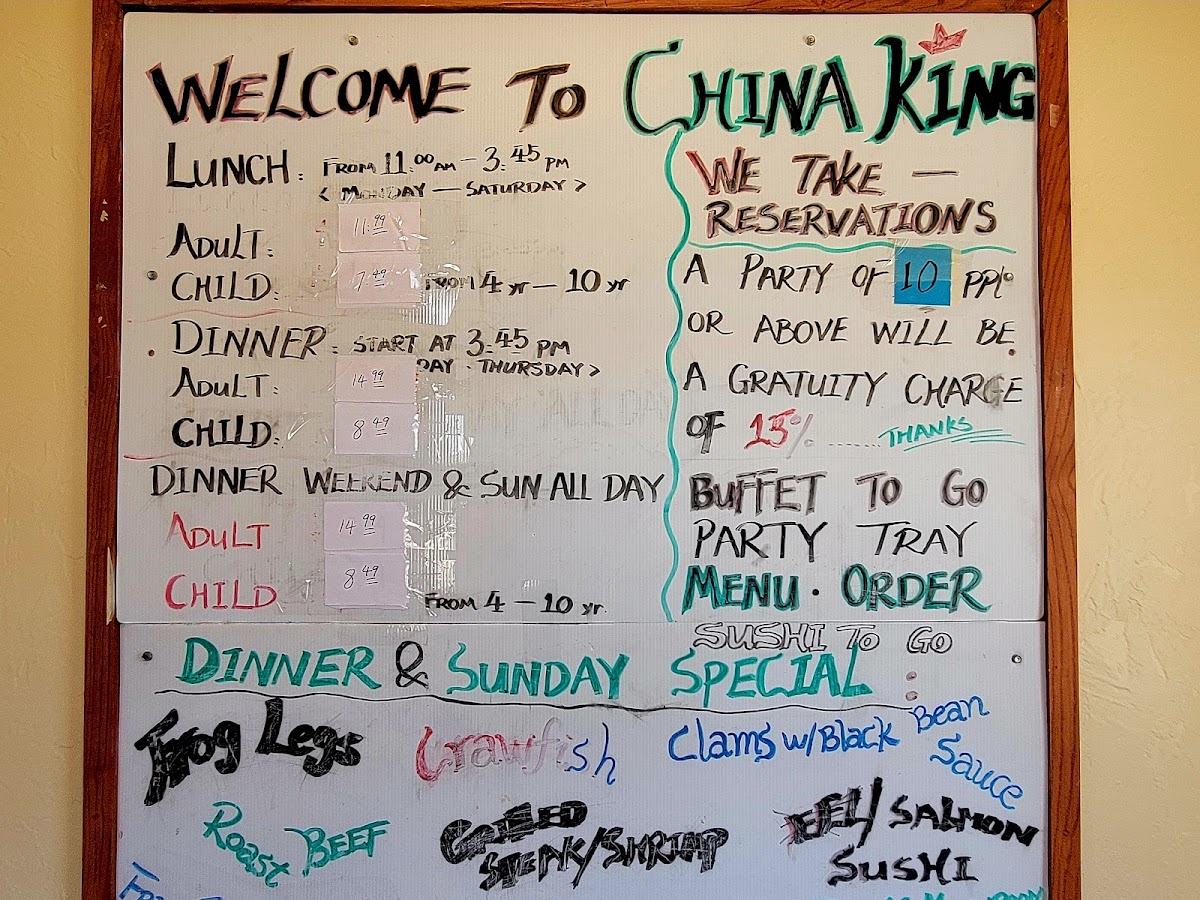 China King Photo Menu 5
