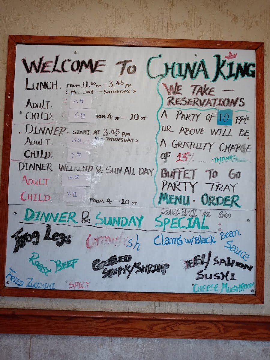China King Photo Menu 6