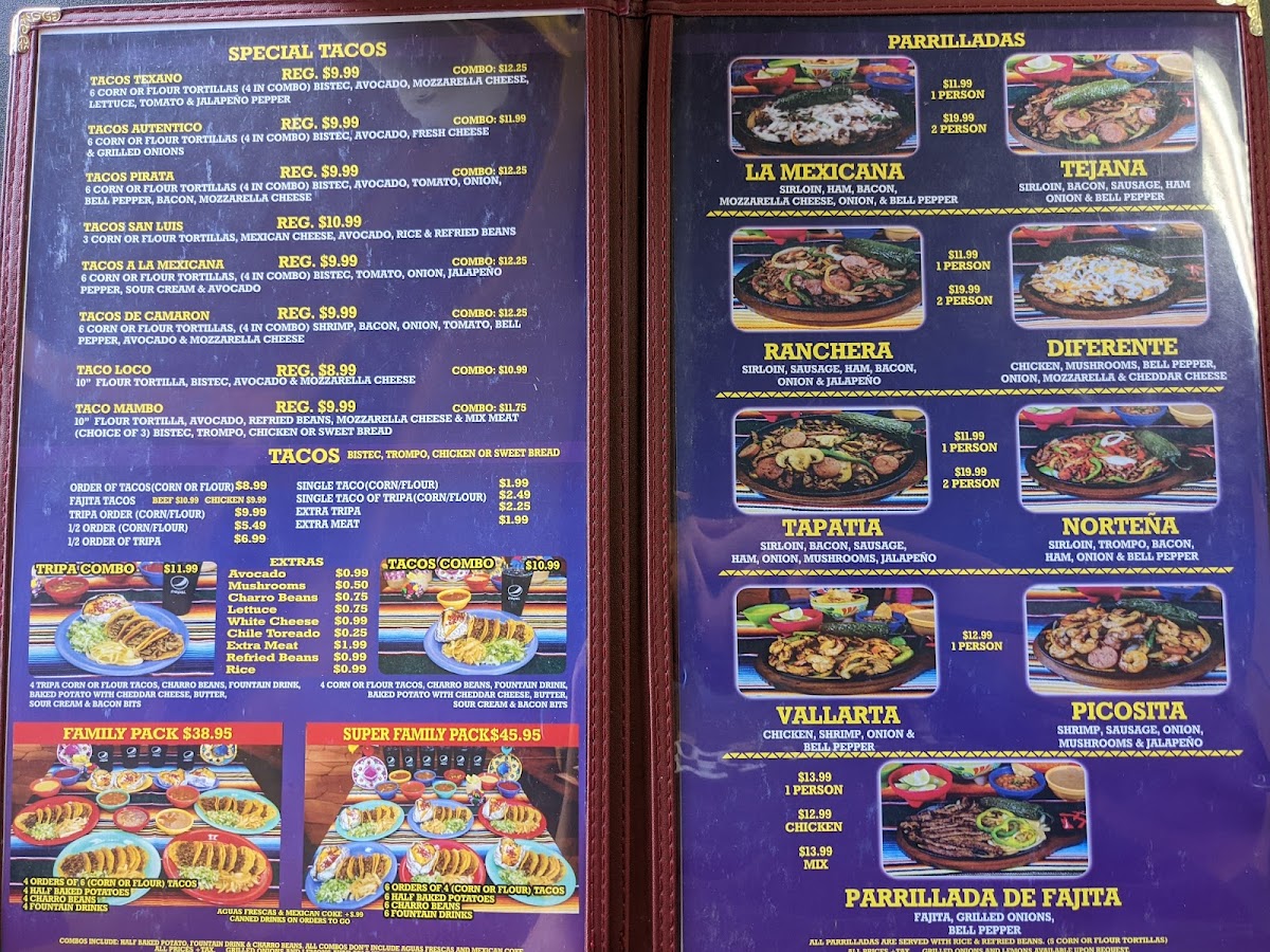 Taqueria La Mexicana Photo Menu 3