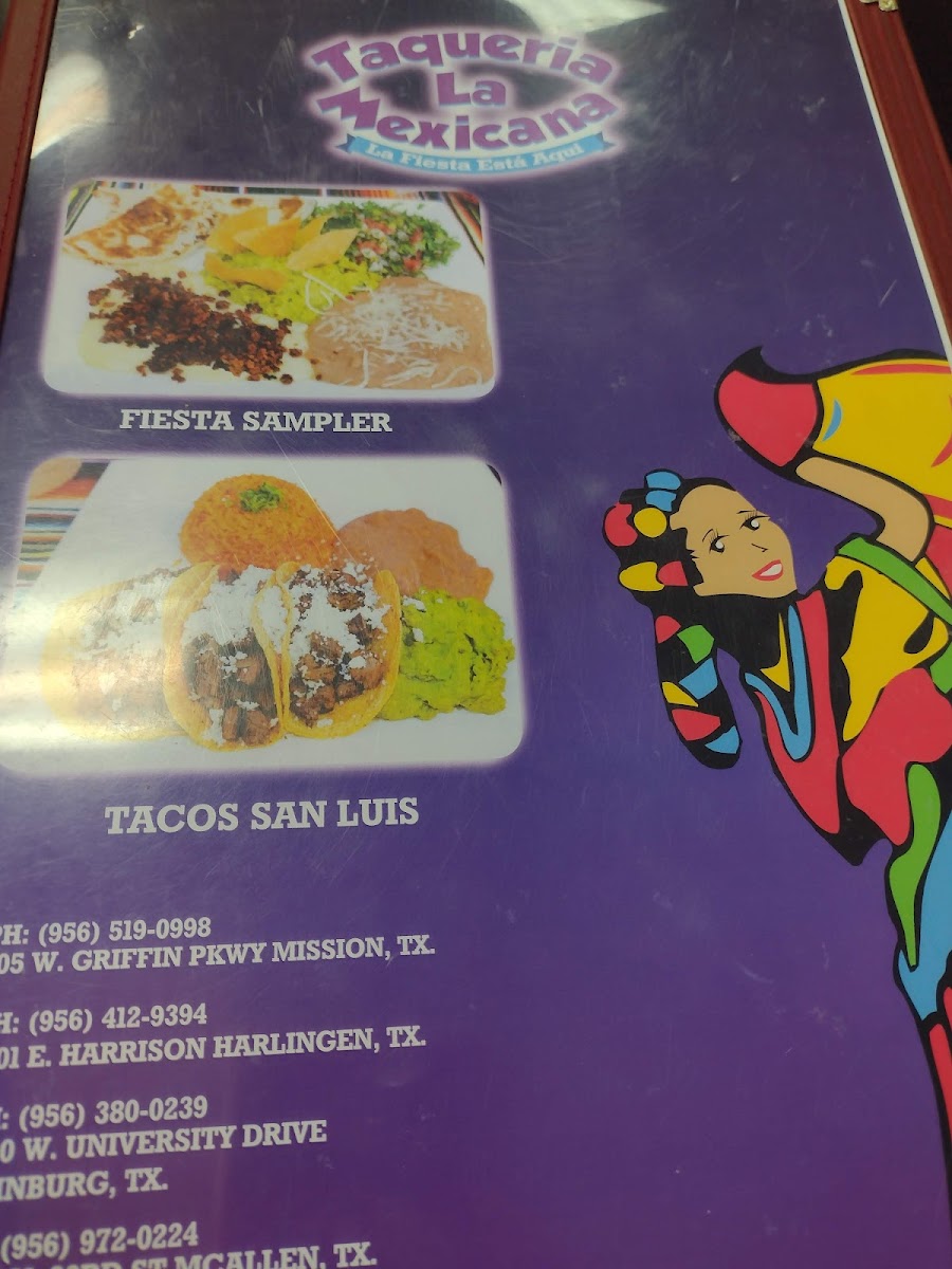 Taqueria La Mexicana Photo Menu 4