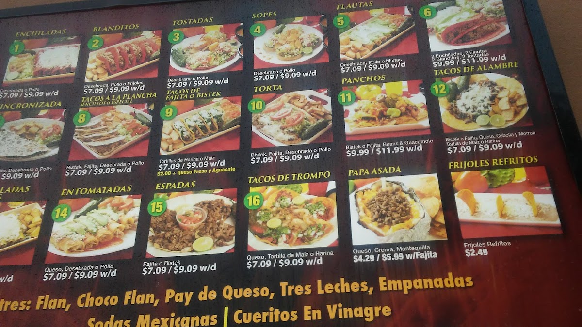 Taqueria La Mexicana Photo Menu 6
