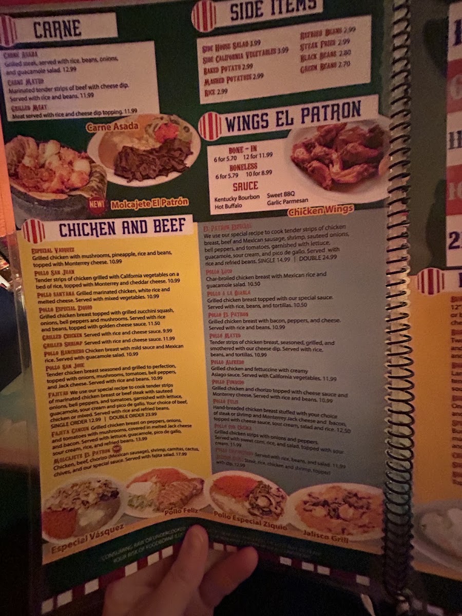 El Patron Mexican Grill Photo Menu 8