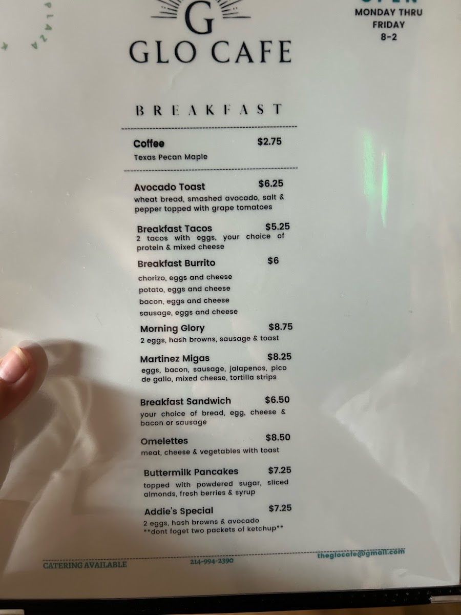 GLO CAFE Photo Menu 4