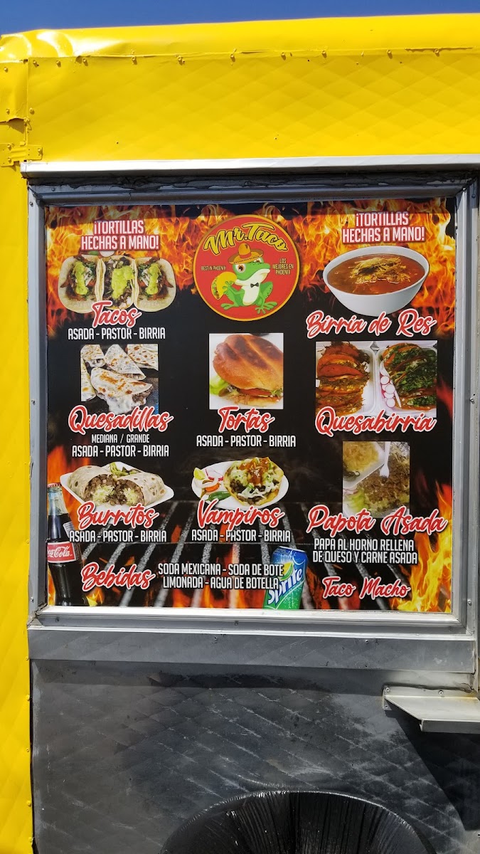 Mr. Taco Photo Menu 2