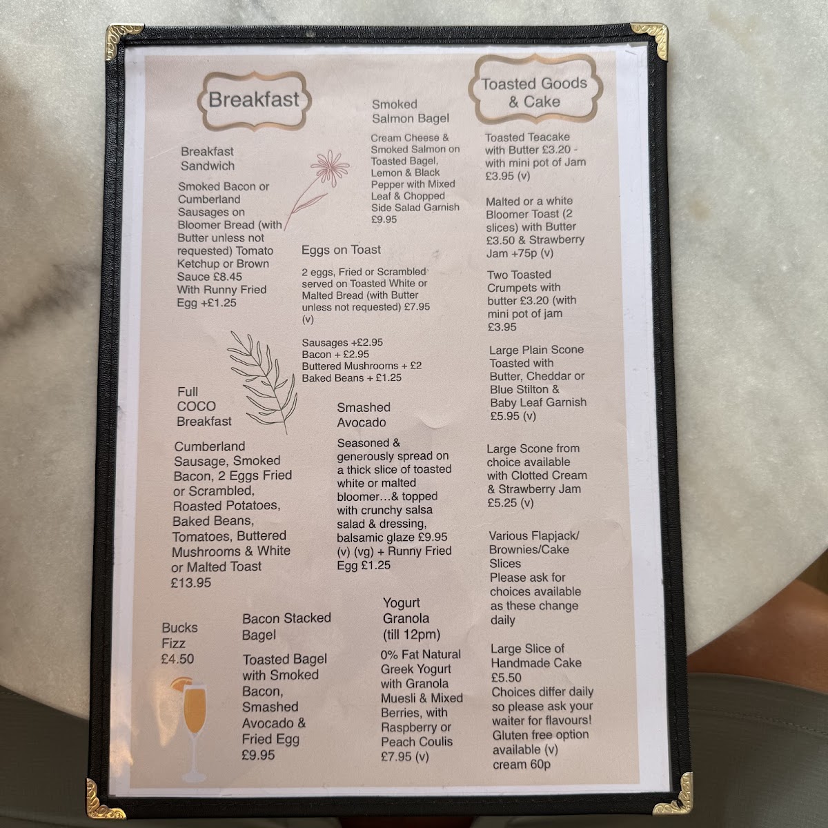 Coco Photo Menu 6