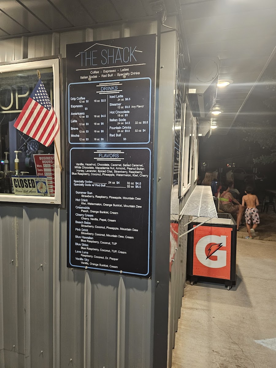 The Shack Photo Menu 1