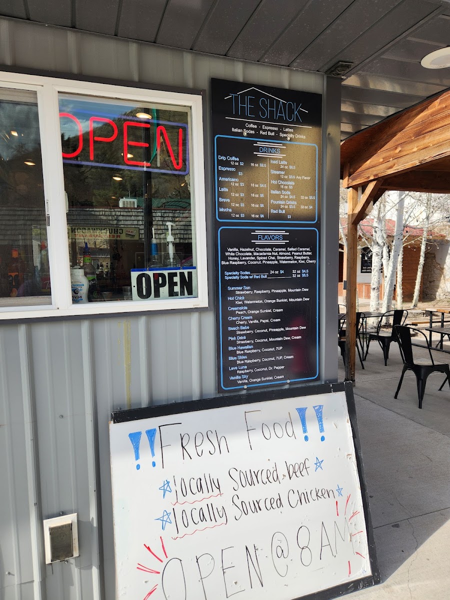 The Shack Photo Menu 3