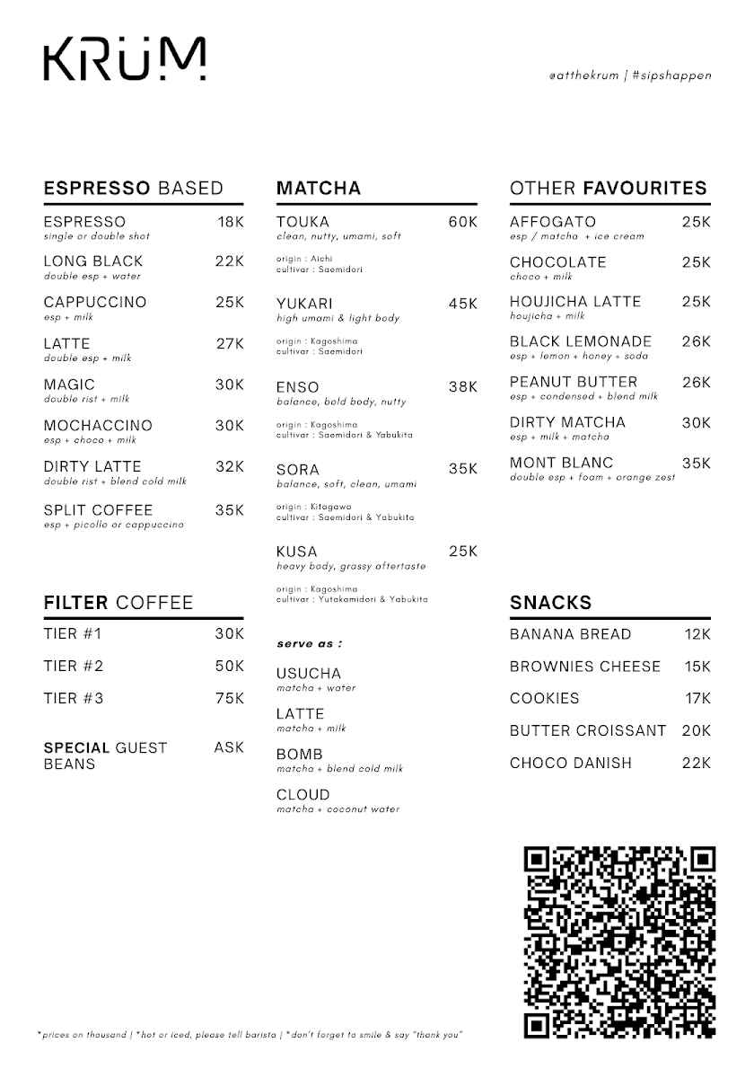 KRUM Photo Menu 1