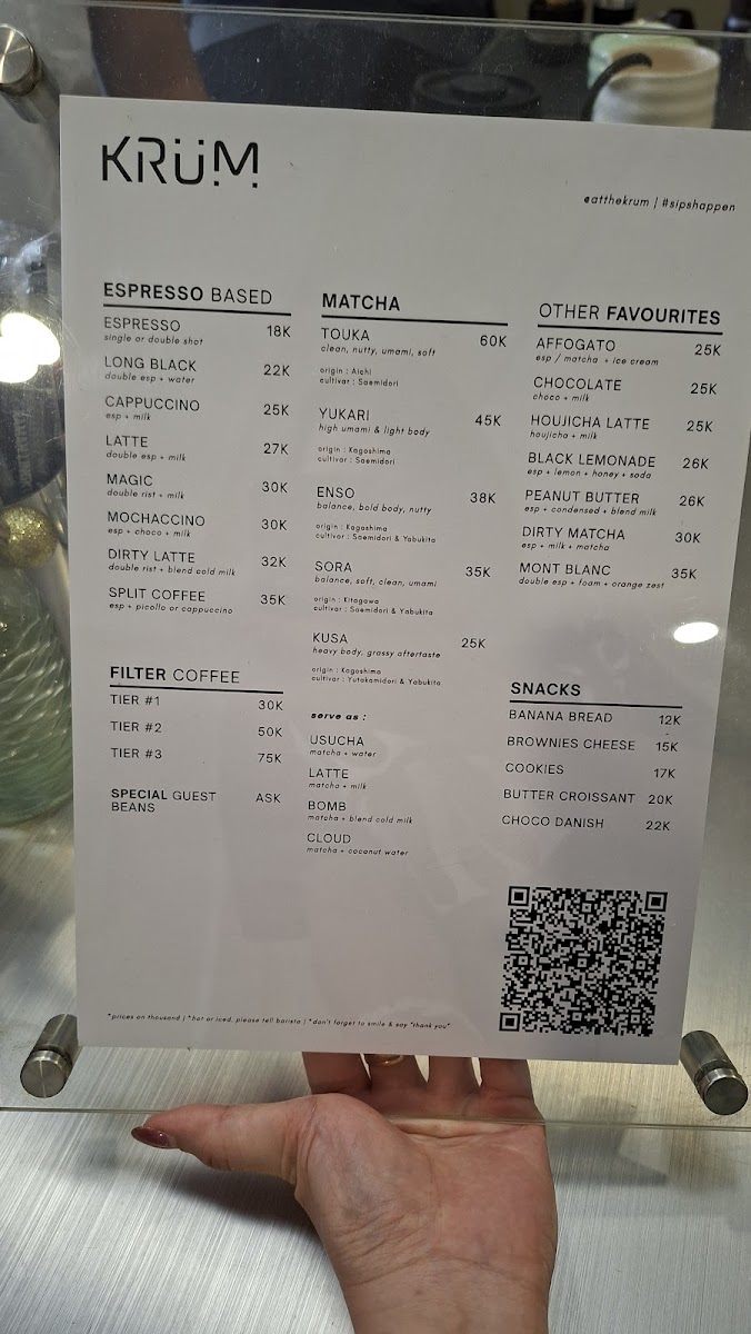 KRUM Photo Menu 2