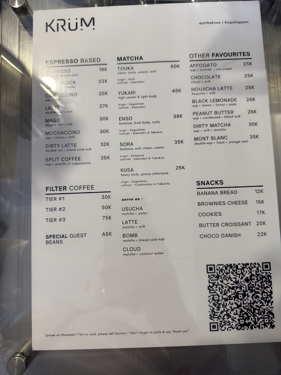 KRUM Photo Menu 4