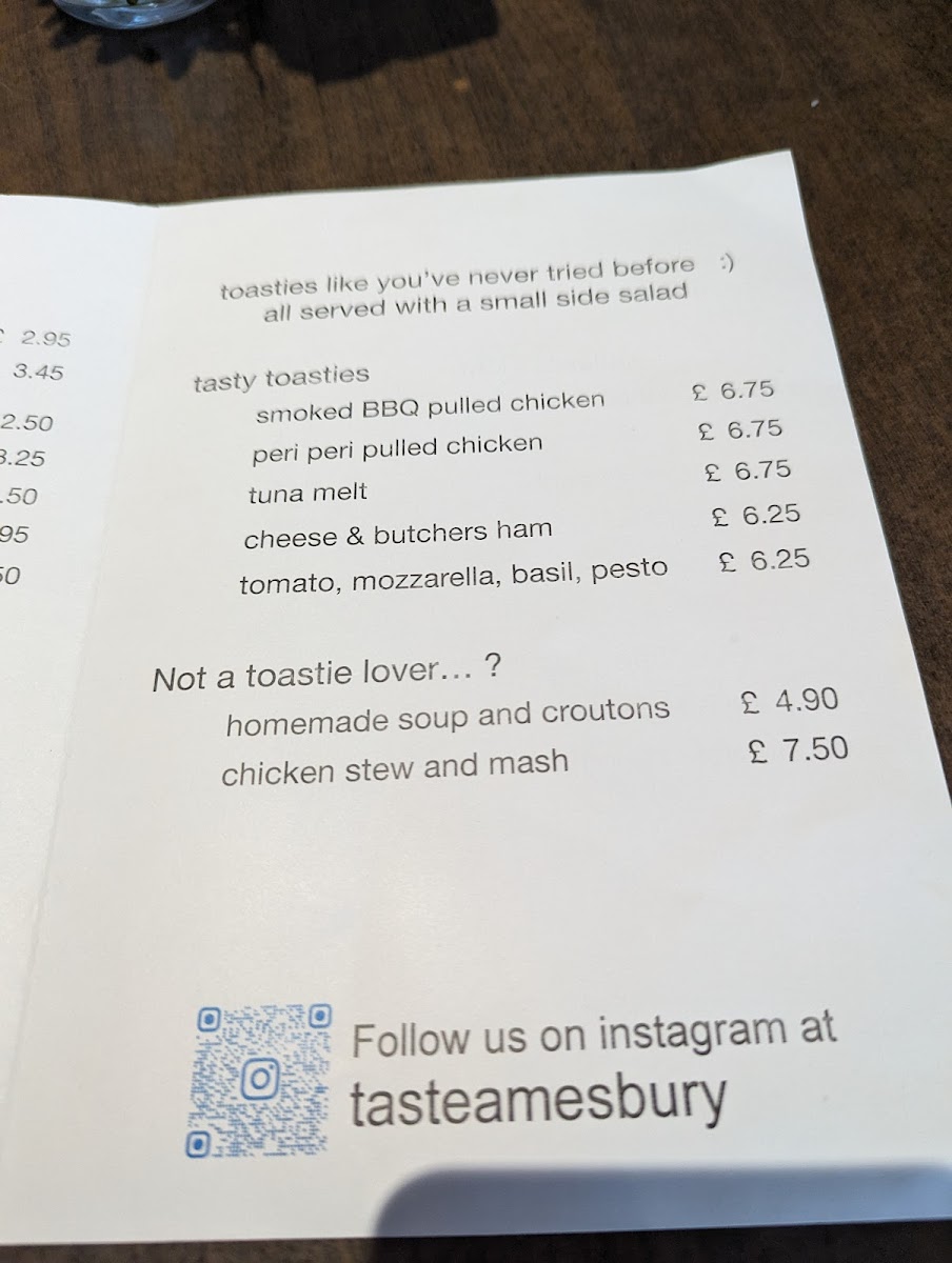 Taste Photo Menu 3