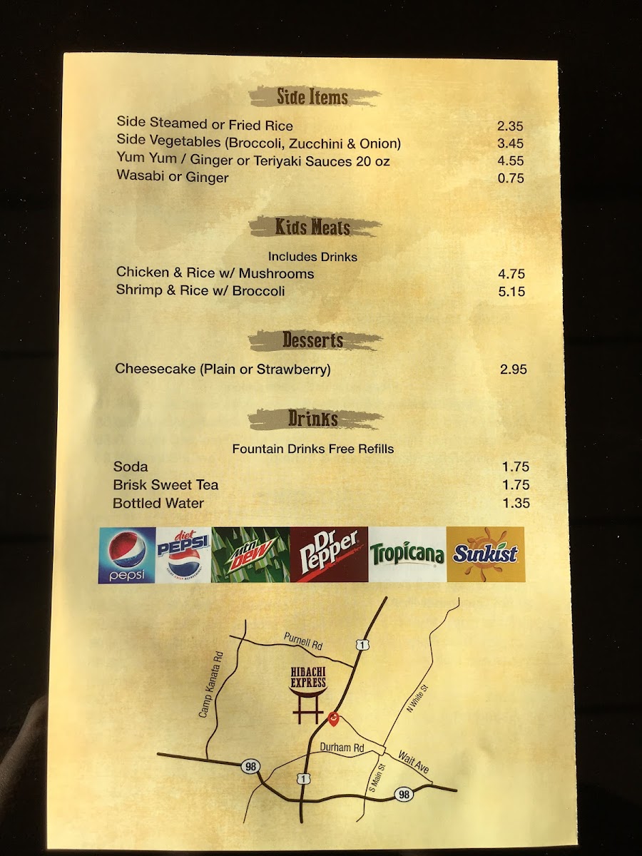 Hibachi Express Photo Menu 4