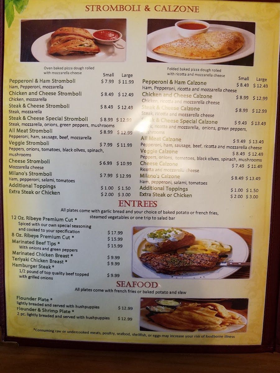 Milano Pizza Photo Menu 5