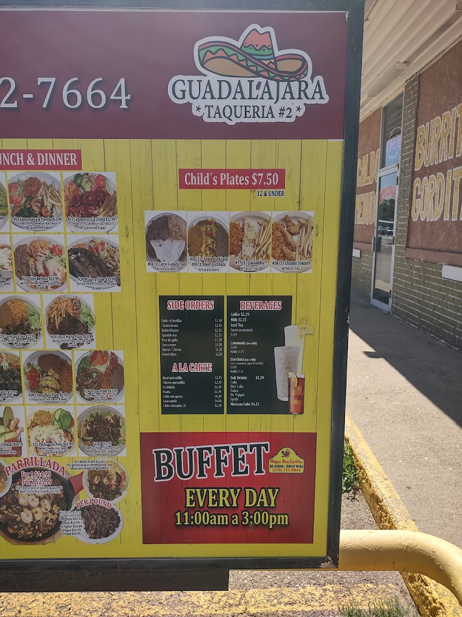 Taqueria Guadalajara Photo Menu 2