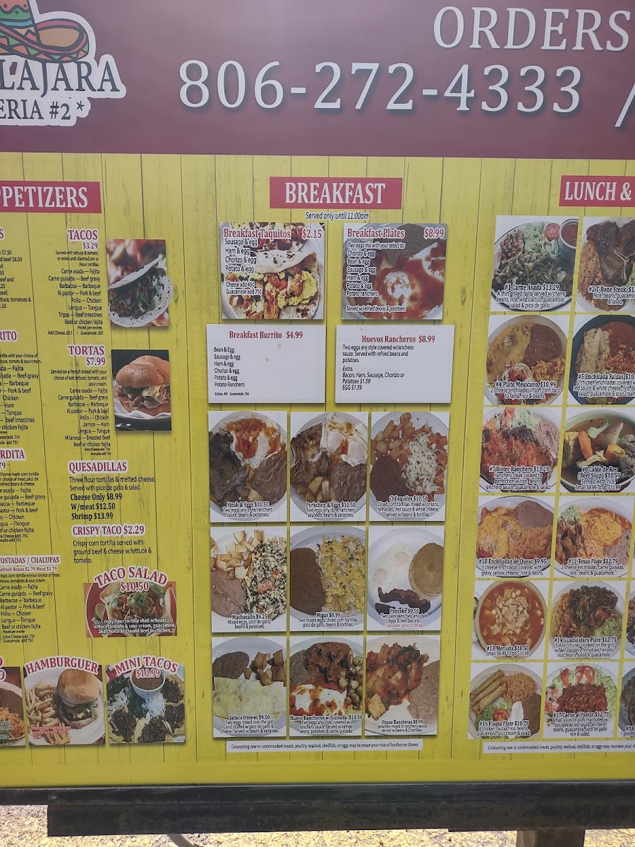 Taqueria Guadalajara Photo Menu 5