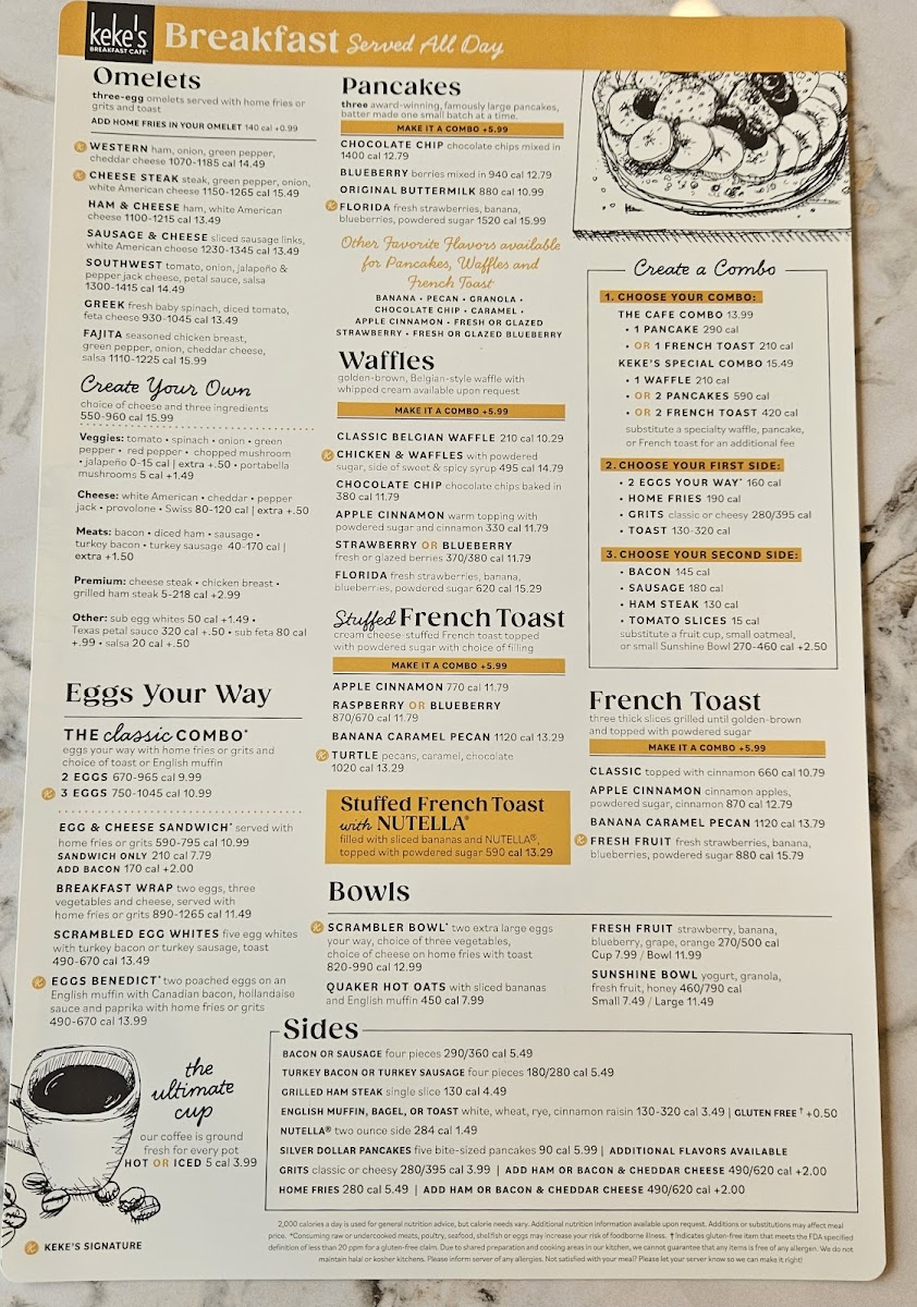 Keke's Breakfast Cafe Photo Menu 3