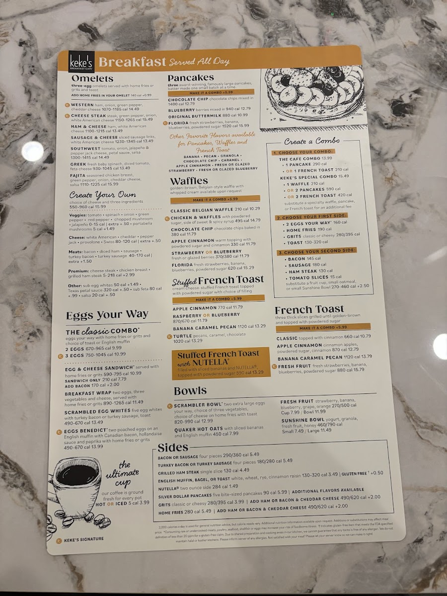 Keke's Breakfast Cafe Photo Menu 5