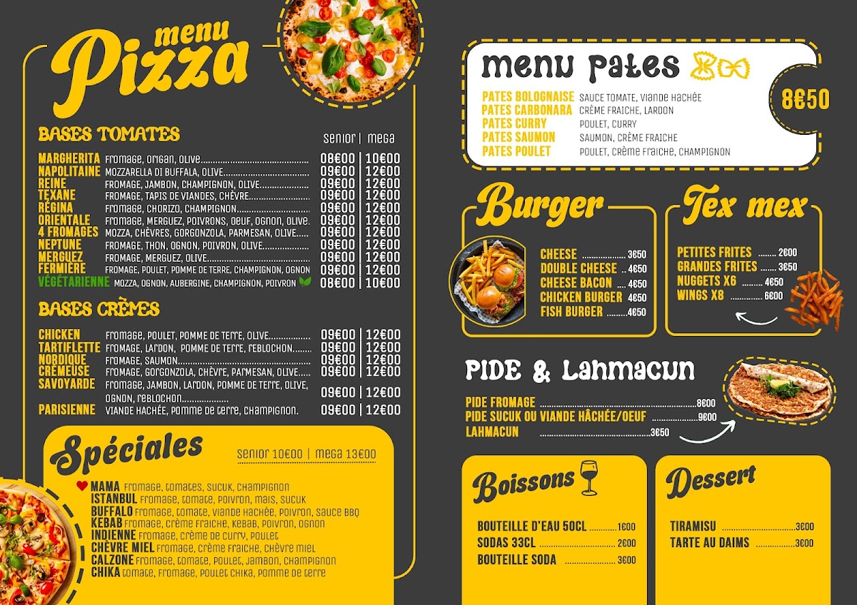 MAMA PIZZA Photo Menu 1