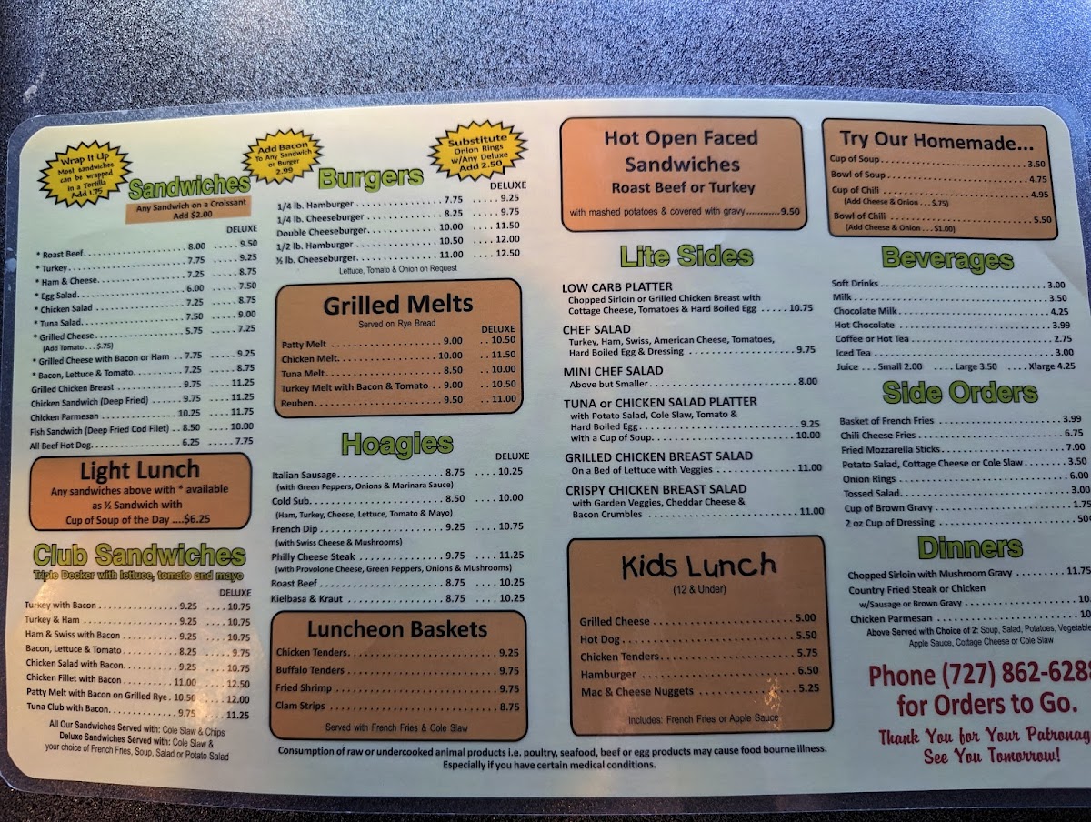 The Breakfast Club Photo Menu 9
