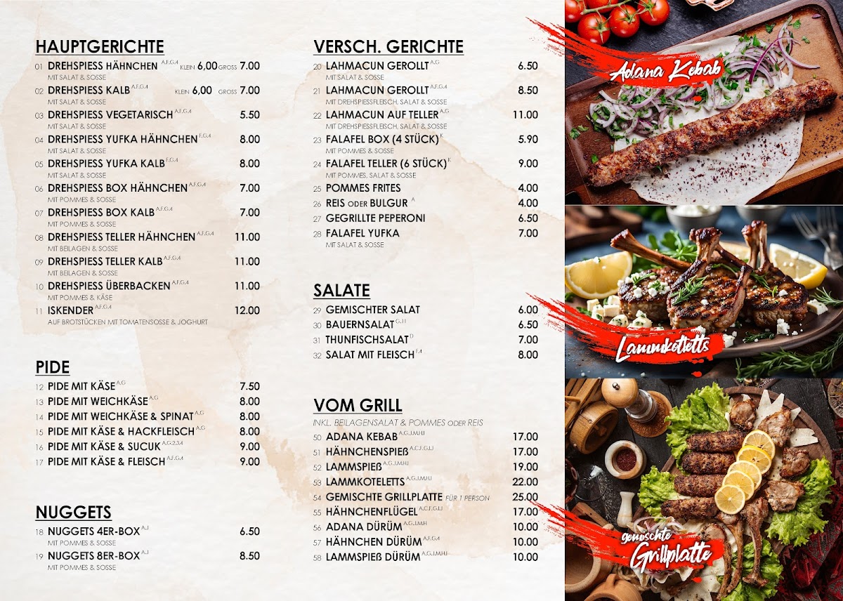 Istanbul Döner Photo Menu 1