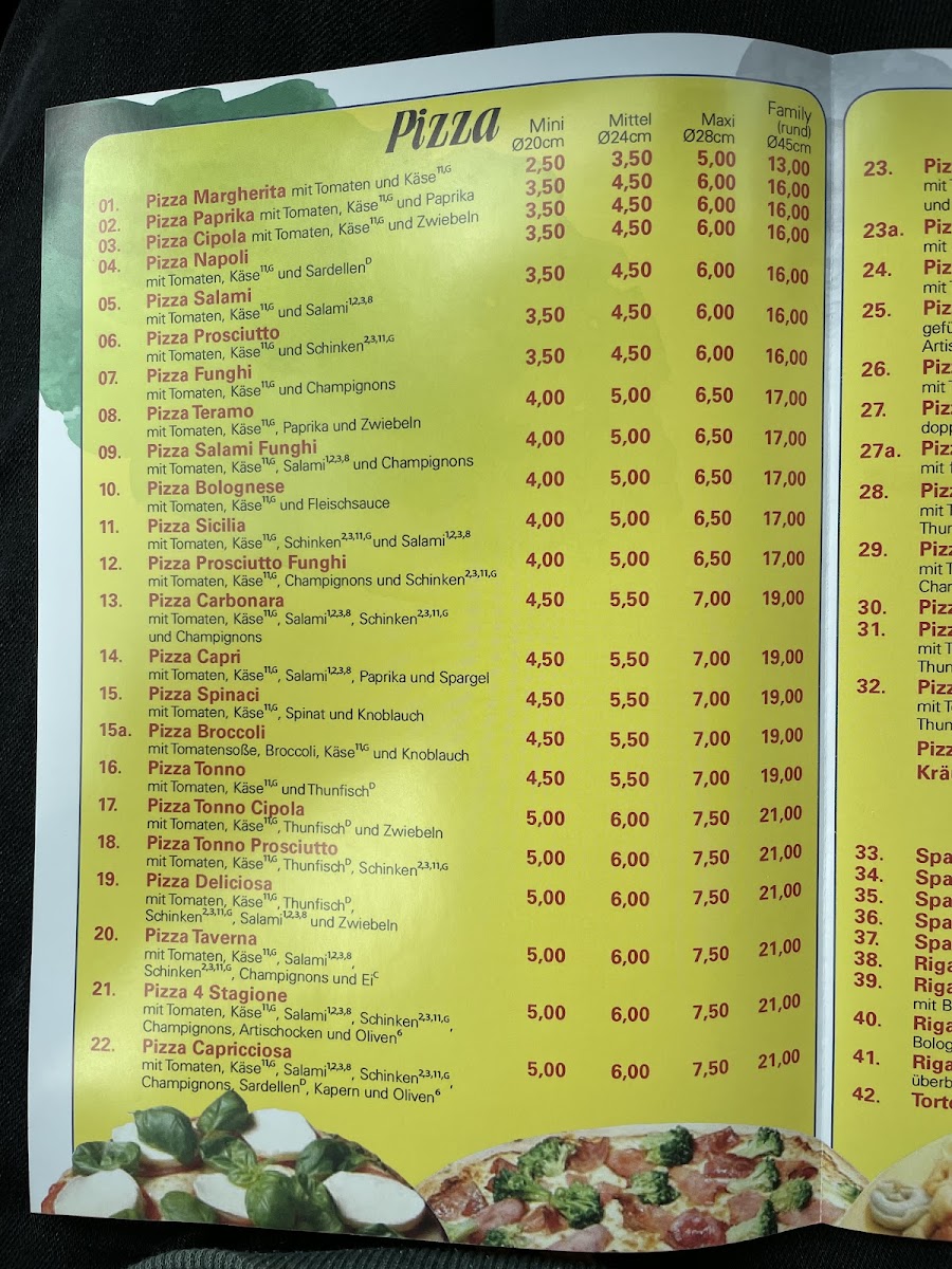 Pizzeria Pinocchio Photo Menu 8
